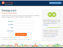 Tablet Screenshot of dewap.com